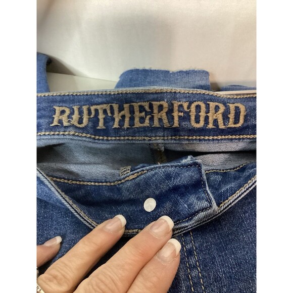 Rutherford Men’s‎ Engineered Slim Fit Jean Shorts Size 42 - Picture 4 of 5